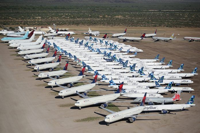 Flights parked at an airport parking bay | Representational image | Bloomberg