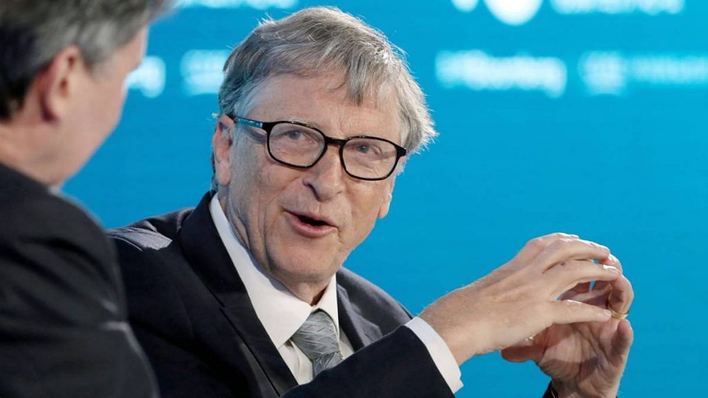 Bill Gates speaks during the Bloomberg New Economy Forum in Beijing, China, in November 2019 | Takaaki Iwabu | Bloomberg