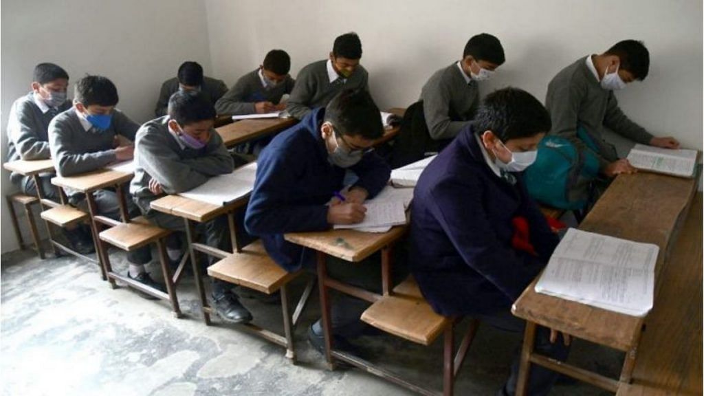 Students in a classroom during pandemic | Representational Image | ANI