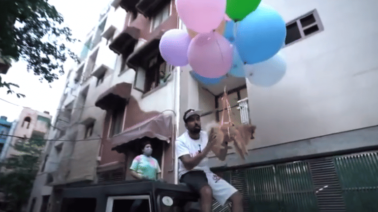 Delhi YouTuber arrested for making pet dog fly using helium balloons