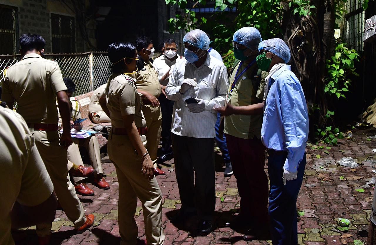 Mumbai Police posted personnel at JJ Hospital to help the families of the crew members who died when the barge sank | Faisal Tandel | ThePrint