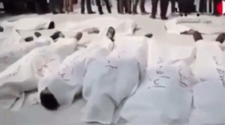 Video claiming Palestinians ‘staging death’ after Israel attack is from 2013 Cairo, not Gaza