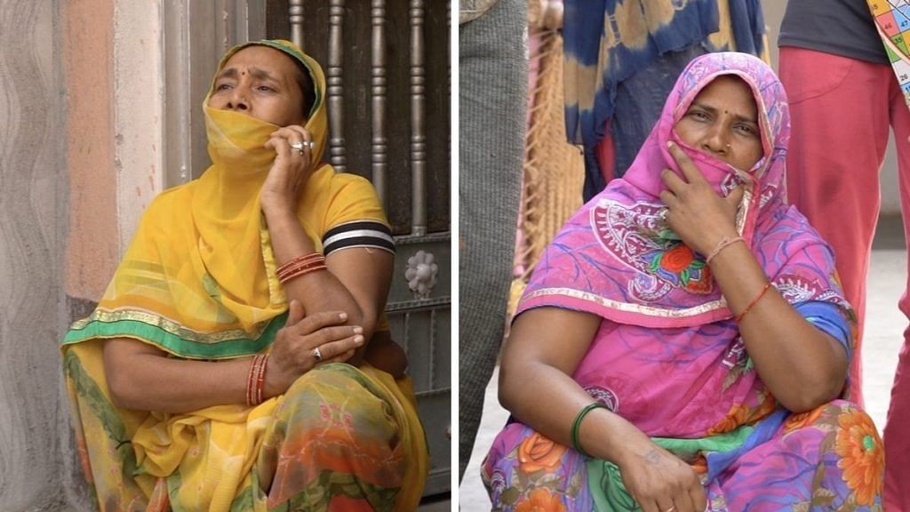 Santoshi (left) and Munni, residents of Bijauli village in Meerut's Kharkhauda block | Photo: Reeti Agarwal | ThePrint