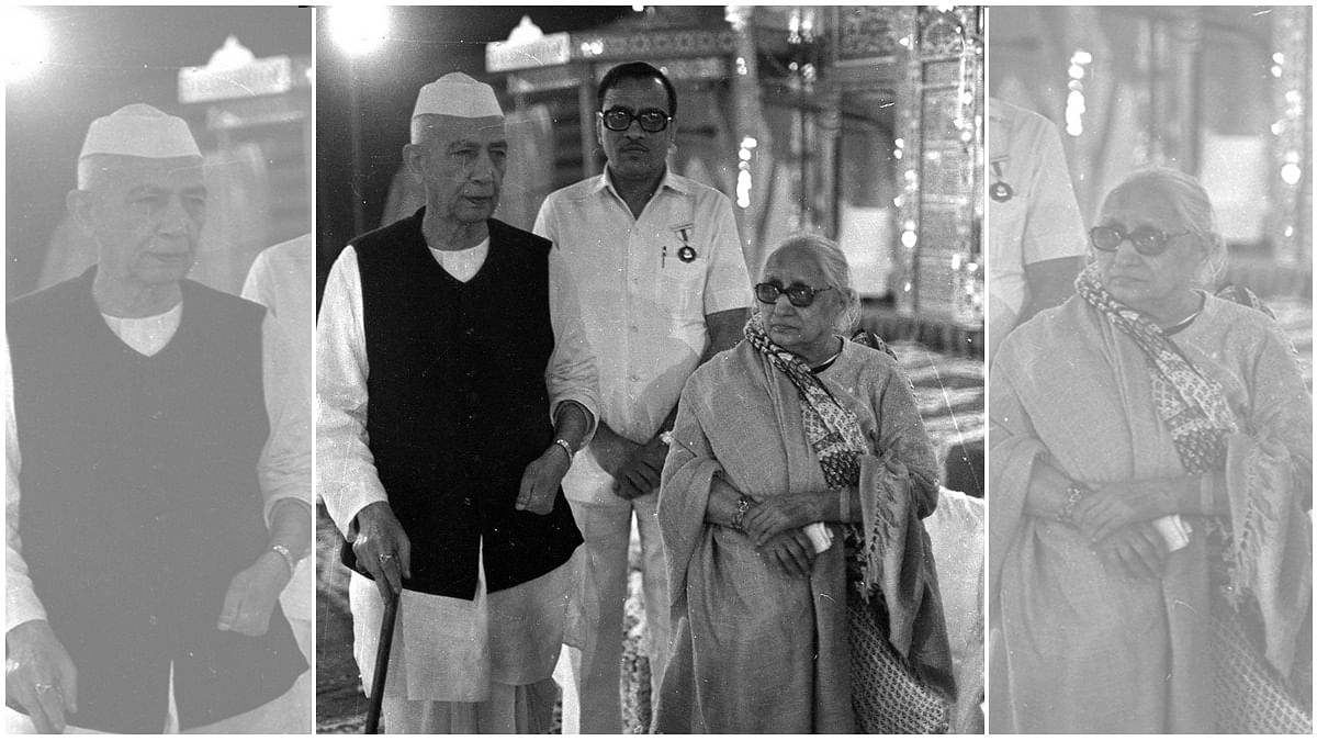 Former prime minister Chaudhary Charan Singh, Ajit Singh’s father, and his wife Gayatri Devi | Photo: Praveen Jain/ThePrint