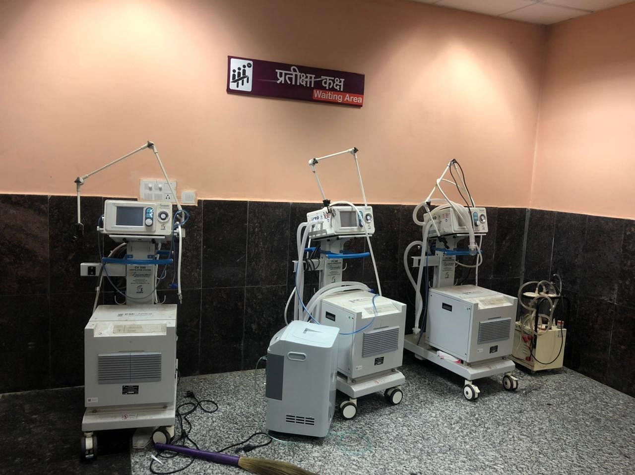 Some of the unused ventilators | Jyoti Yadav | ThePrint