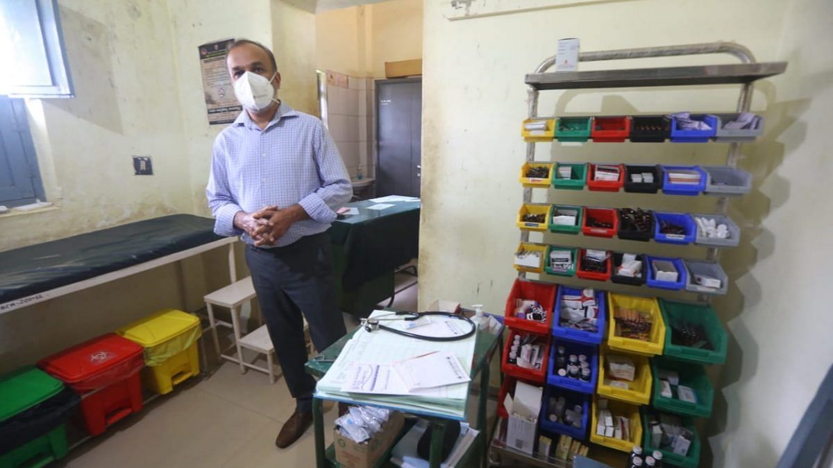 Dr Sudarshan C.S, the doctor at the Hallegere PHC | Photo: Praveen Jain/ThePrint