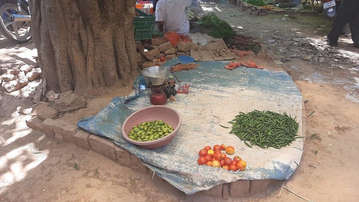 The spot at the sabzi mandi in Bangarmau where Faisal sold vegetables | Photo: Prashant Srivastava 