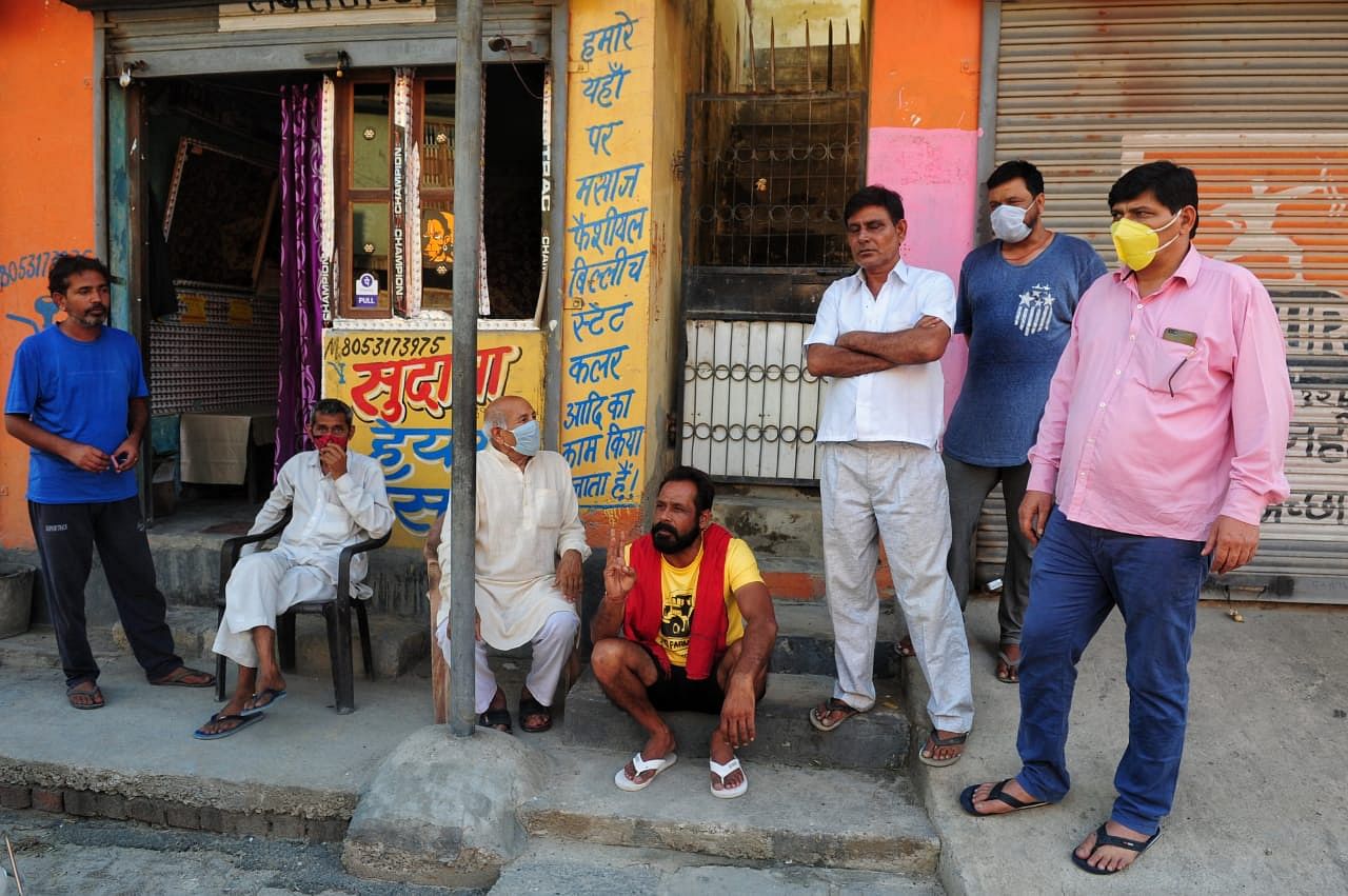 People sit in the evening together at Janti Kalan village in Sonipat | Suraj Singh Bisht | ThePrint