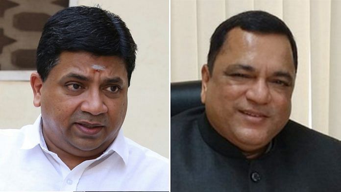 Tamil Nadu Finance Minister Thiaga Rajan (L) and Goa Transport Minister Mauvin Godinho | Via Wiki/Twitter