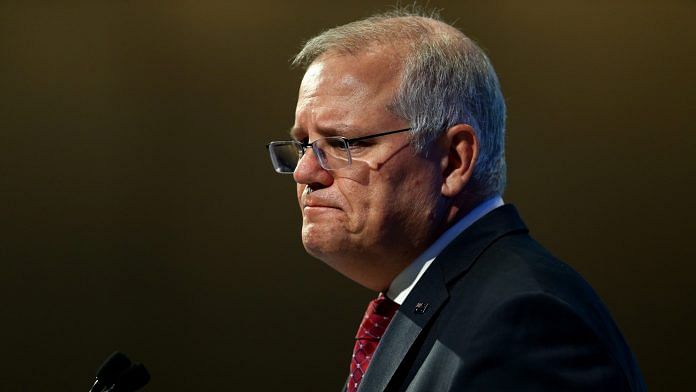 File photo of Australian PM Scott Morrison | Image via Bloomberg