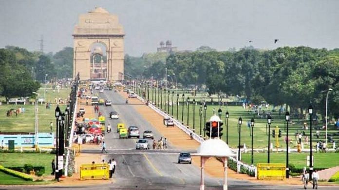 A view of Delhi's Central Vista | File Photo | Twitter | @HardeepSPuri