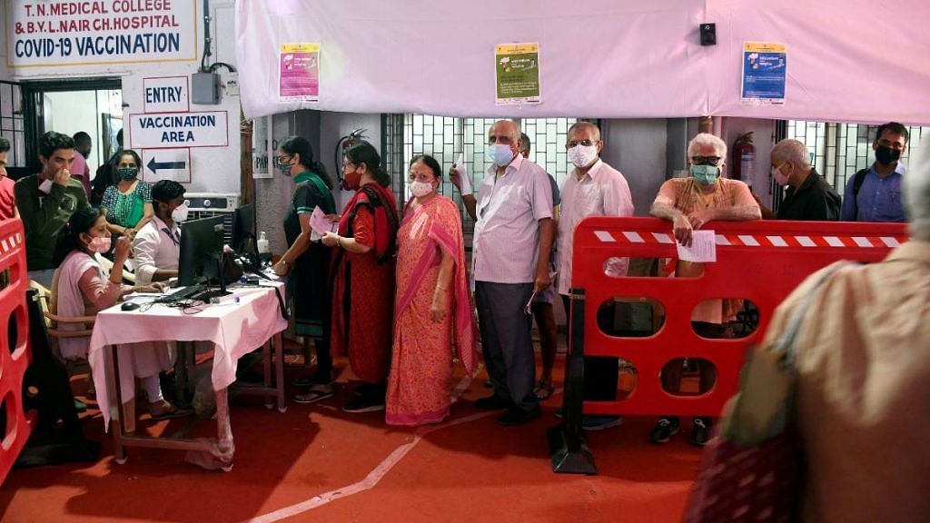 Image for representation only | A Covid vaccination centre in Mumbai | ANI