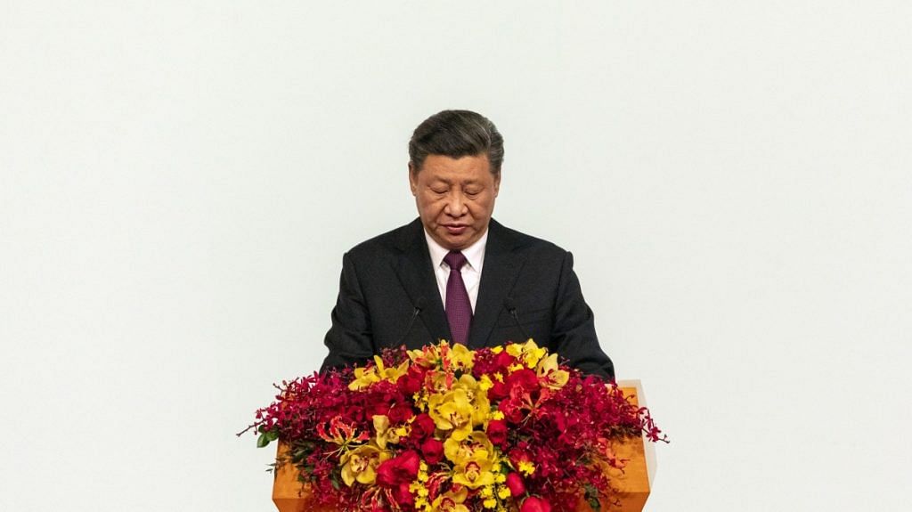 Xi Jinping, China's president, gives a speech during an inauguration ceremony in Macau | Bloomberg