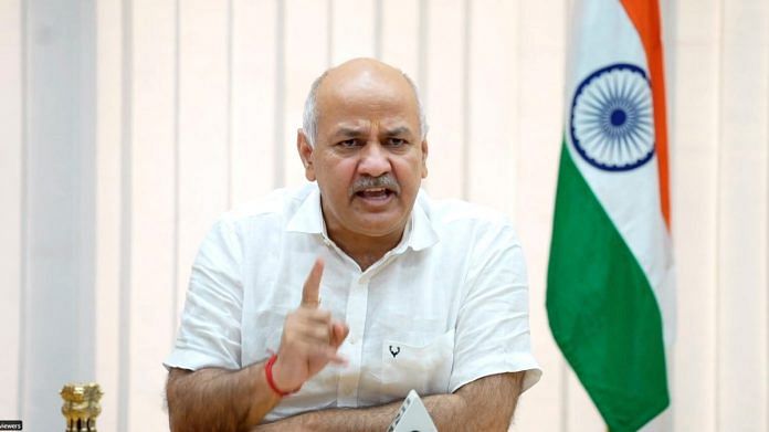 Delhi Deputy CM and AAP leader Manish Sisodia during a press conference in New Delhi, on 11 May 2021 | PTI