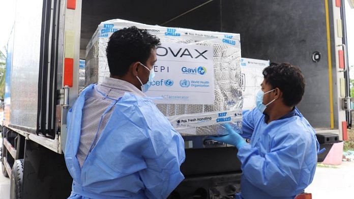 COVAX co-led by Gavi, WHO and CEPI in partnership with UNICEF, is a global collaboration for speeding up the development, manufacture and equitable distribution of new Covid vaccines | Twitter/@USAmbSuva