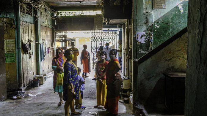 The scene outside a polling booth on Tagore Castle Street in Kolkata | Photo: Arko Datto | Bloomberg