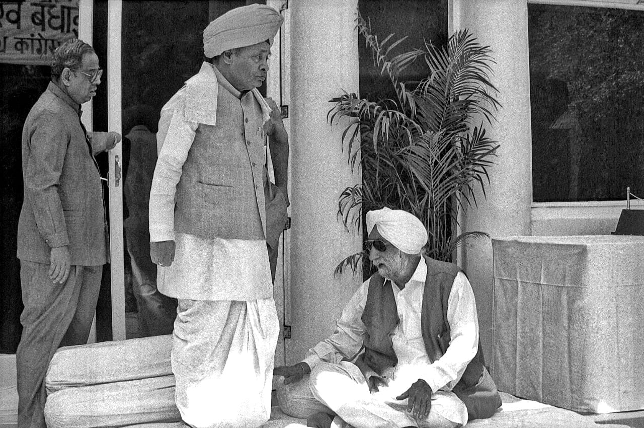 Former PM Narasimha Rao & Former CM of Punjab Sardar Beant Singh at PM house| Photo: Praveen Jain