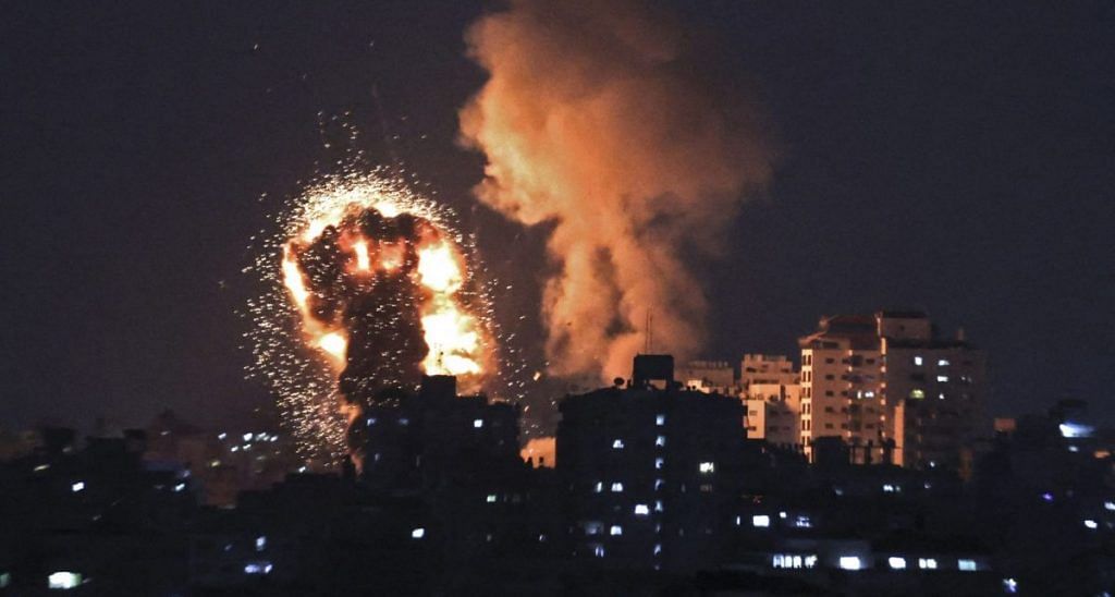 Israel and Hamas announced a ceasefire last month following days of violence that saw the two sides attack each other with airstrikes and rockets | File photo | Photographer: Mahmud Hams/AFP/Getty Images | Bloomberg