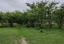 The land near Ayodhya railway station that was sold to the Ram temple trust on 18 March 2021 | Photo: Prashant Srivastava/ThePrint