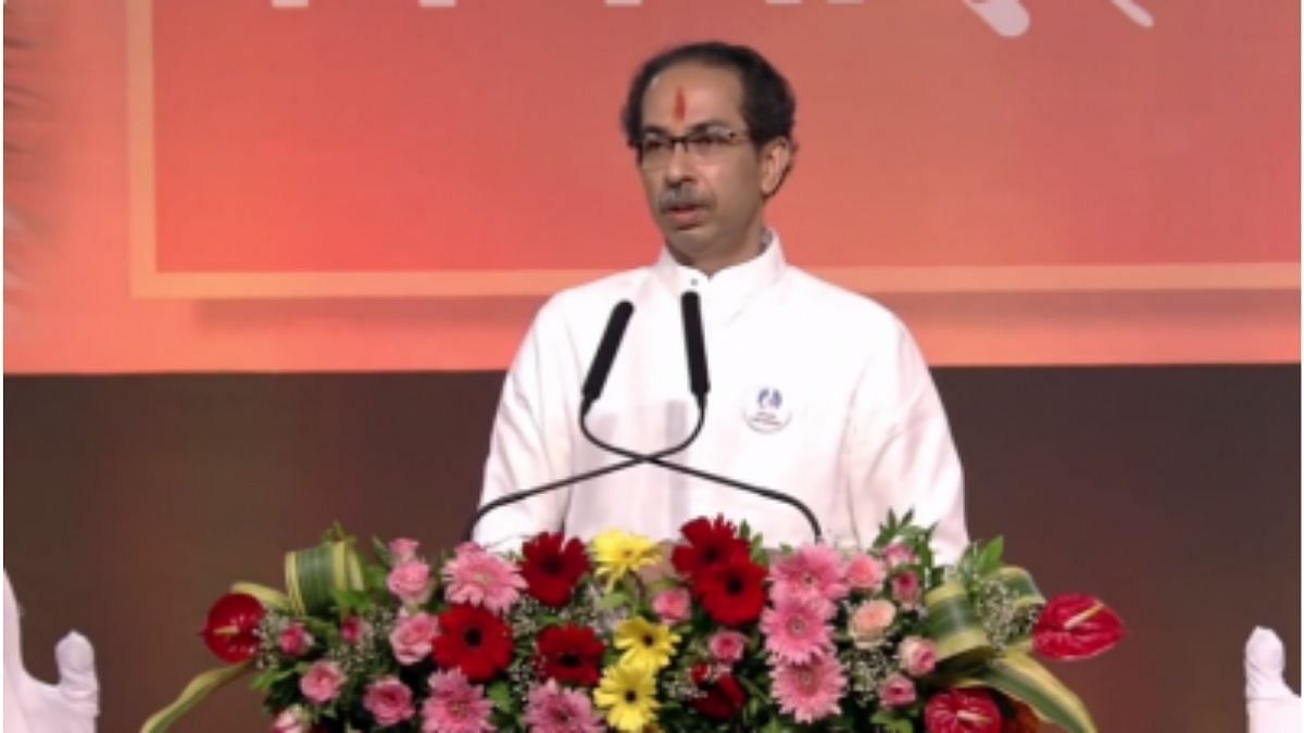 File photo of Maharashtra CM Uddhav Thackeray speaking at a Shiv Sena rally | Representational Image | Twitter @OfficeofUT | File photo of Maharashtra CM Uddhav Thackeray speaking at a Shiv Sena rally | Representational Image | Twitter @OfficeofUT |