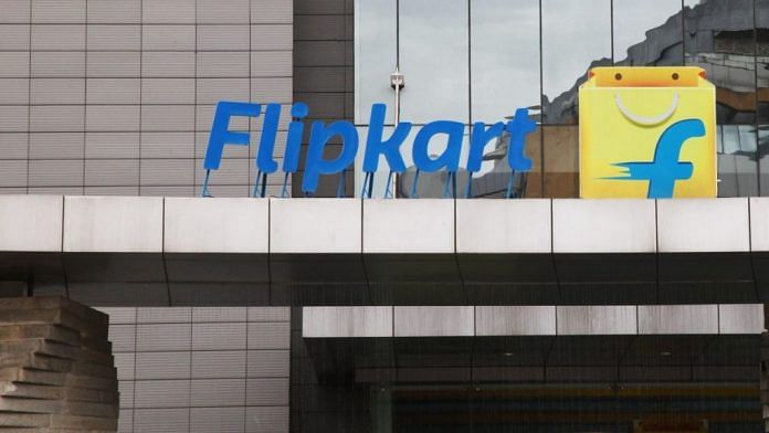 Flipkart Ltd. signage displayed outside the company's headquarters in Bengaluru | Photo: Namas Bhojani | Bloomberg