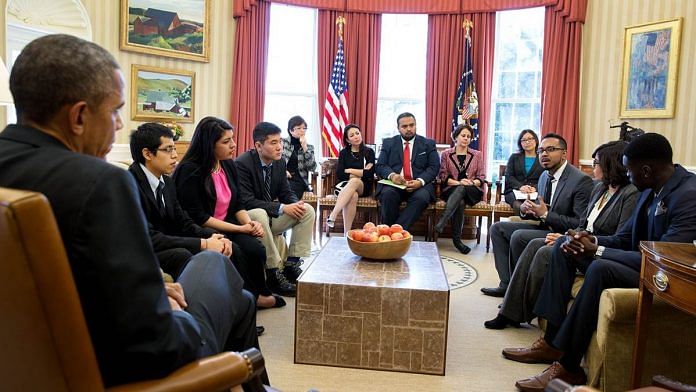 In 2015, then US President Barack Obama invited six undocumented students to the White House to hear from them how DACA helped them. He shared the image on 16 June, to mark the the ninth anniversary of DACA | Photo: Twitter/@BarackObama