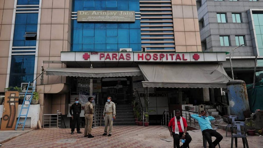 A shuttered Paras Hospital in Agra, Uttar Pradesh, in June 2021 | Suraj Singh Bisht | ThePrint