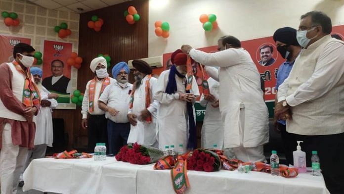 Several Sikh personalities from Punjab joined the BJP on 16 June 2021 | Photo: punjab.bjp.org