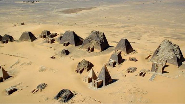 Sudan’s forgotten pyramids facing danger from shifting sand dunes