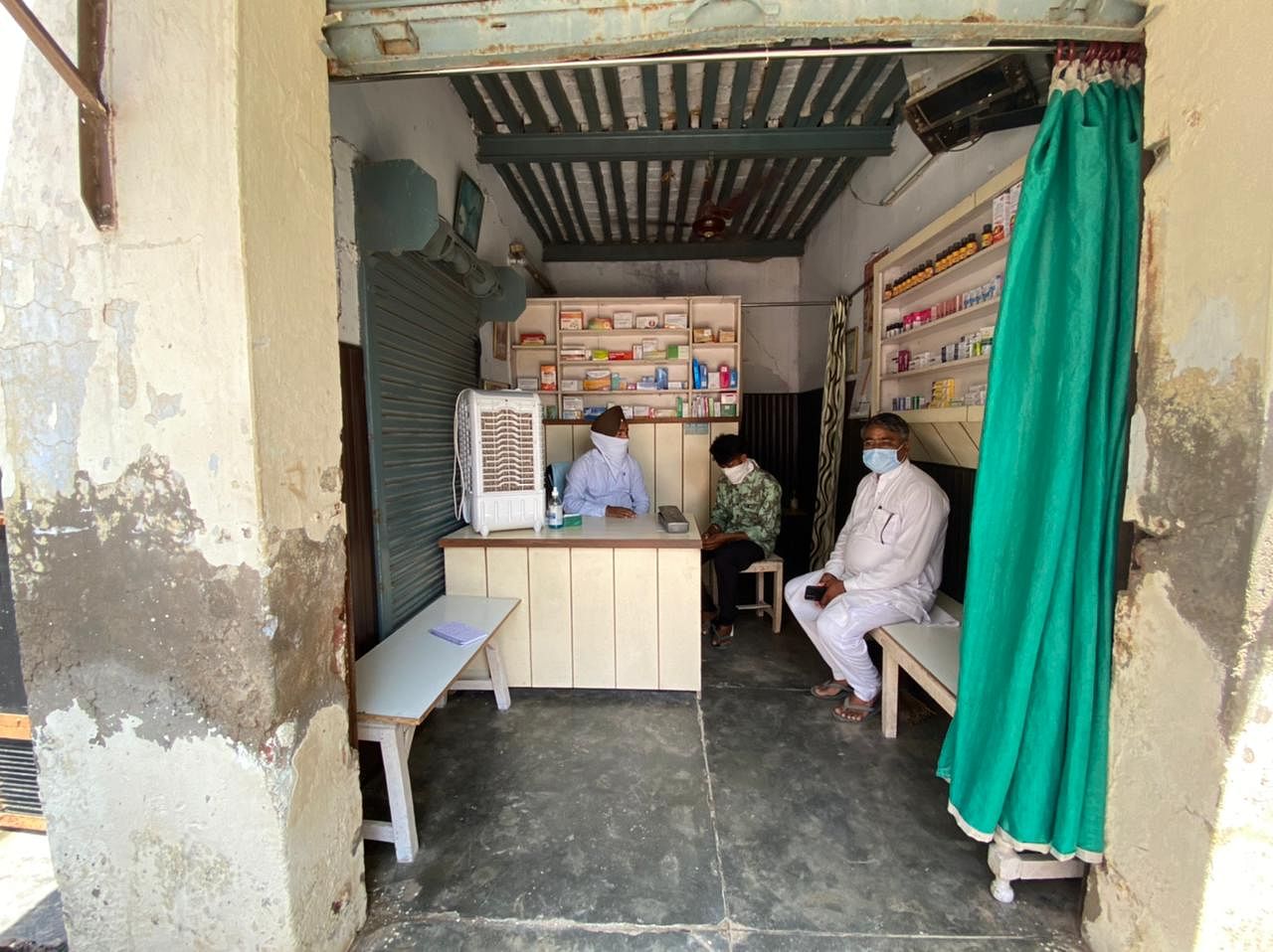 Patients visit Gurdhyan Singh, a registered medical practitioner at Bolar Kalan | Ananya Bhardwaj | ThePrint