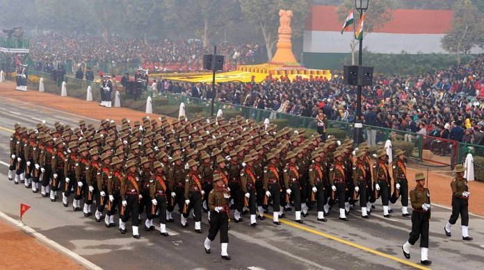 Representative Image | File Photo of the Gorkha Regiment marching contingent passing through Rajpath on Republic Day | Wikipedia