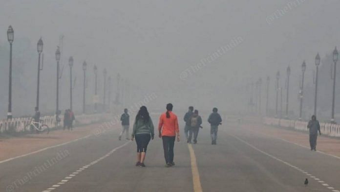 Delhi smog | Representational Image | Suraj Singh Bisht | ThePrint