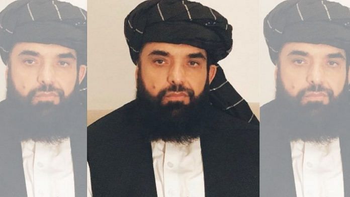 File photo of Taliban spokesman Suhail Shaheen | Twitter/@suhailshaheen1