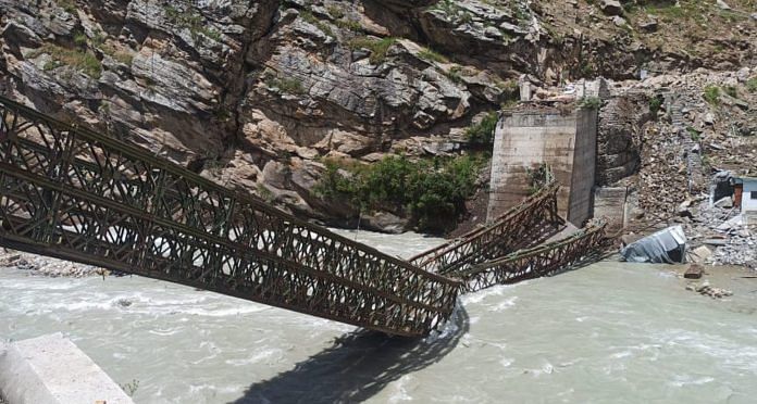 Landslide in Kinnaur
