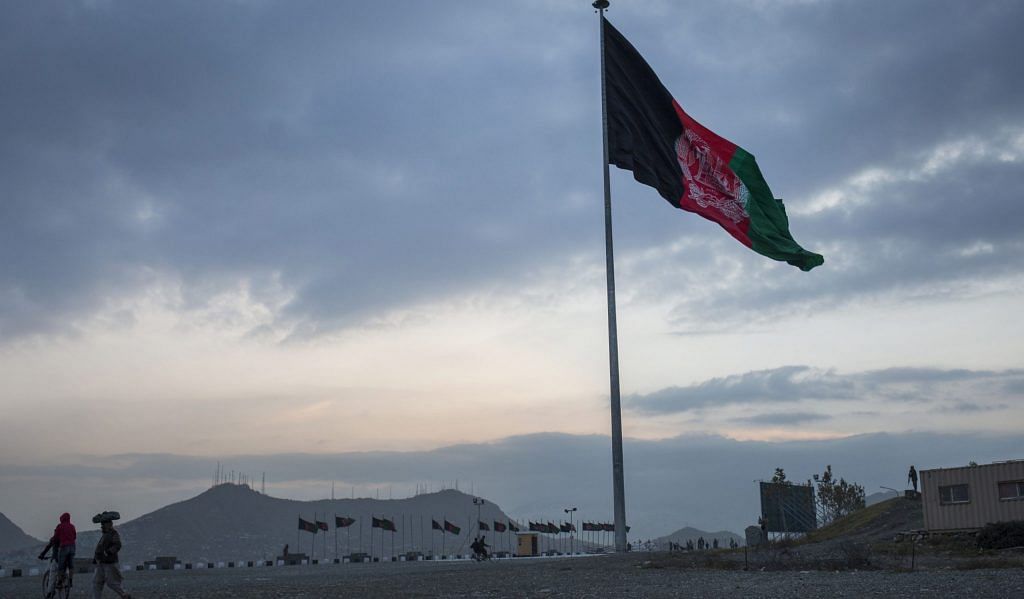 Representational image of an Afghan flag | Photo: Victor J. Blue | Bloomberg