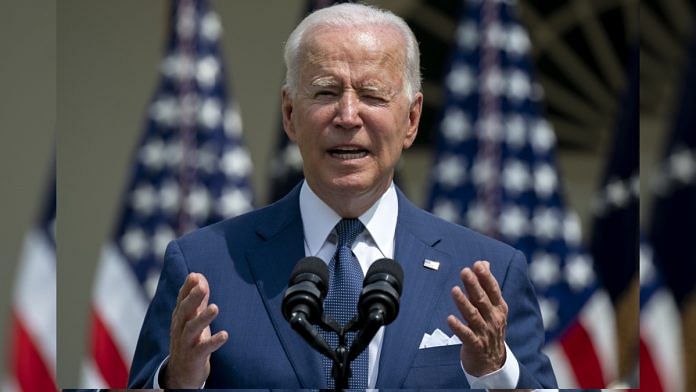 US President Joe Biden speaks at an event in Washington, DC, on 26 July 2021 | Photographer: Stefani Reynolds | Bloomberg