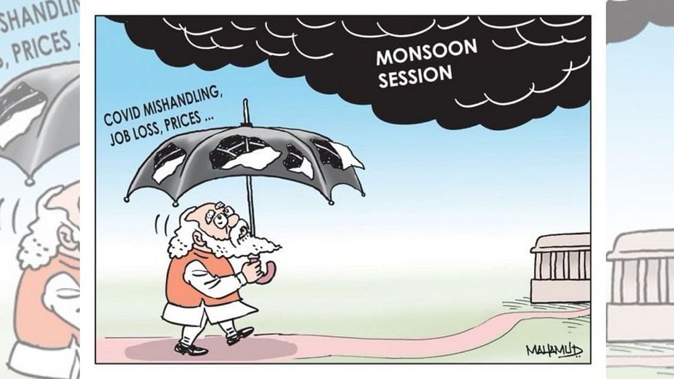 Clouds' over Monsoon session, and 'attack' of the Pegasus