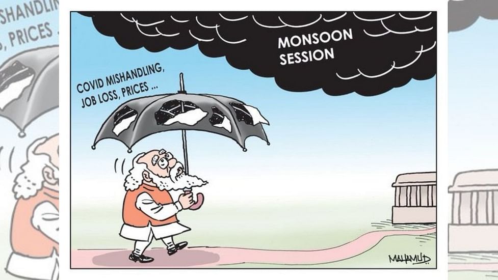 Clouds' over Monsoon session, and 'attack' of the Pegasus Clouds' over Monsoon session, and 'attack' of the Pegasus