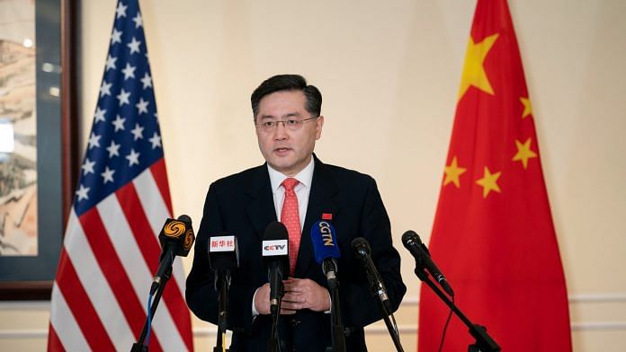 File photo of Qin Gang, Chinese Ambassador to the United States | Twitter/ChinaAmbinUS