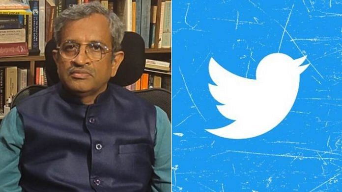 Senior Supreme Court advocate Sanjay Hegde's Twitter account was suspended in 2019 | Photos: ThePrint/Twitter