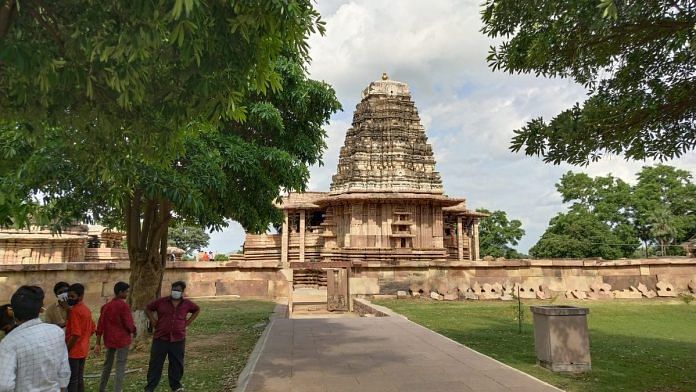 The Kakatiya Rudreswara Temple, also known as the Ramappa temple, at Mulugu district in Telangana | Photo: Rishika Sadam