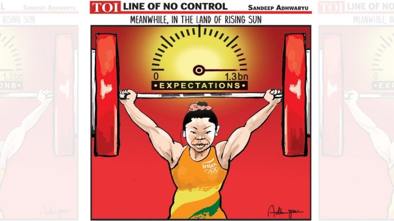 Mirabai Chanu ‘lifts’ Indian spirits in Tokyo, citizens here struggle in ‘hurdle race’