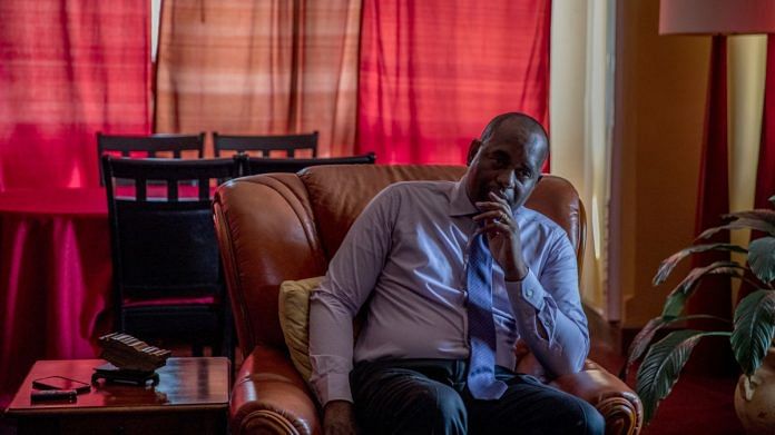 Roosevelt Skerrit, Dominica's Prime Minister, listens during an interview at his office in Roseau, Dominica | Photographer: Alejandro Cegarra | Bloomberg