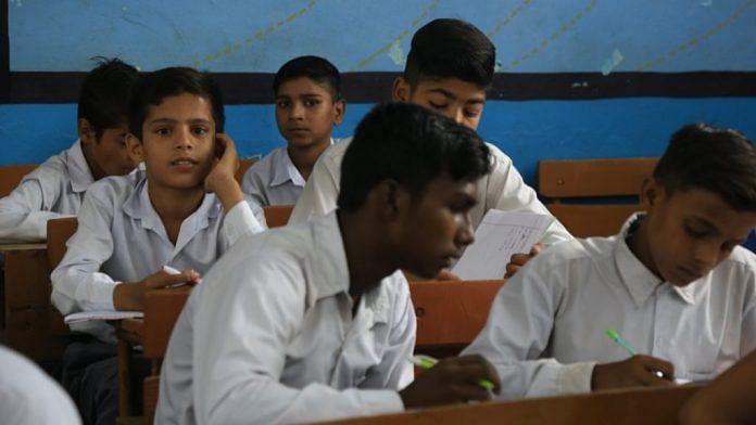 School students in classroom |Representational image | Manisha Mondal| ThePrint