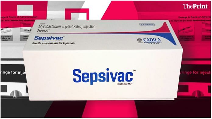 Cadila pharma's Sepsivac drug | Image by Soham Sen | ThePrint