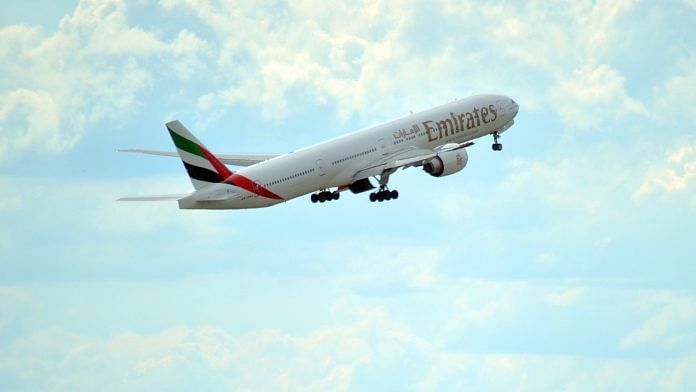Representational Image| UAE Emirates Flight| Photo: Pixabay