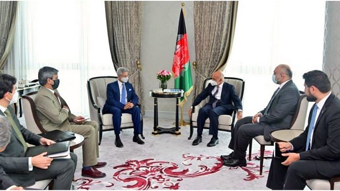 External Affairs Minister met Afghan President Ashraf Ghani on 15 July 2021 | Twitter | @DrSJaishankar