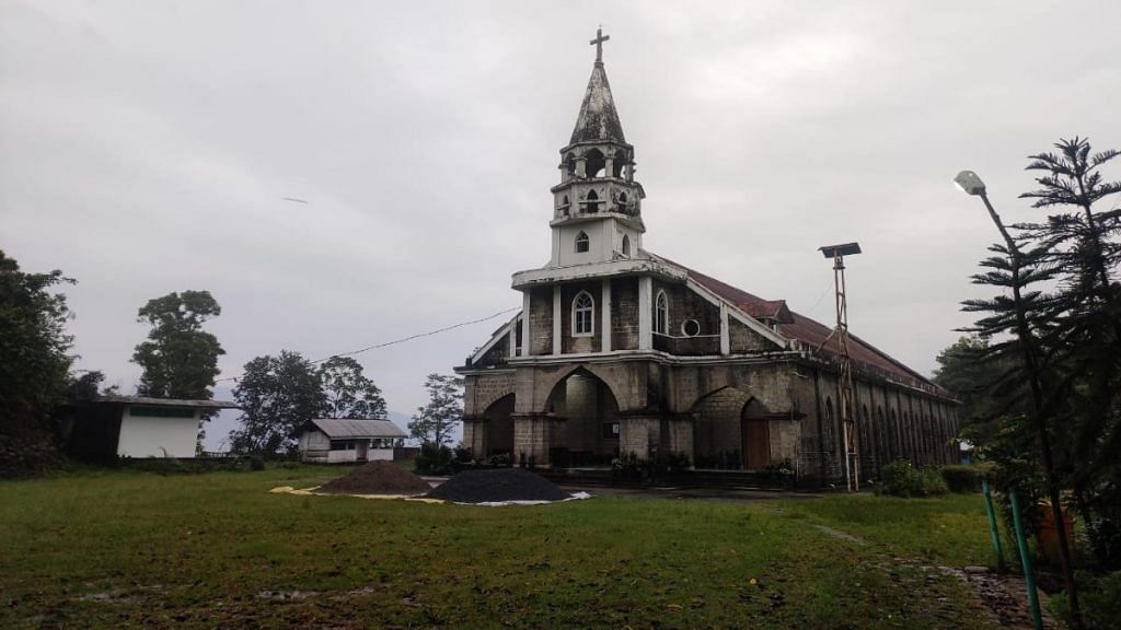 A church in Tamenglong, Manipur | Simrin Sirur | ThePrint
