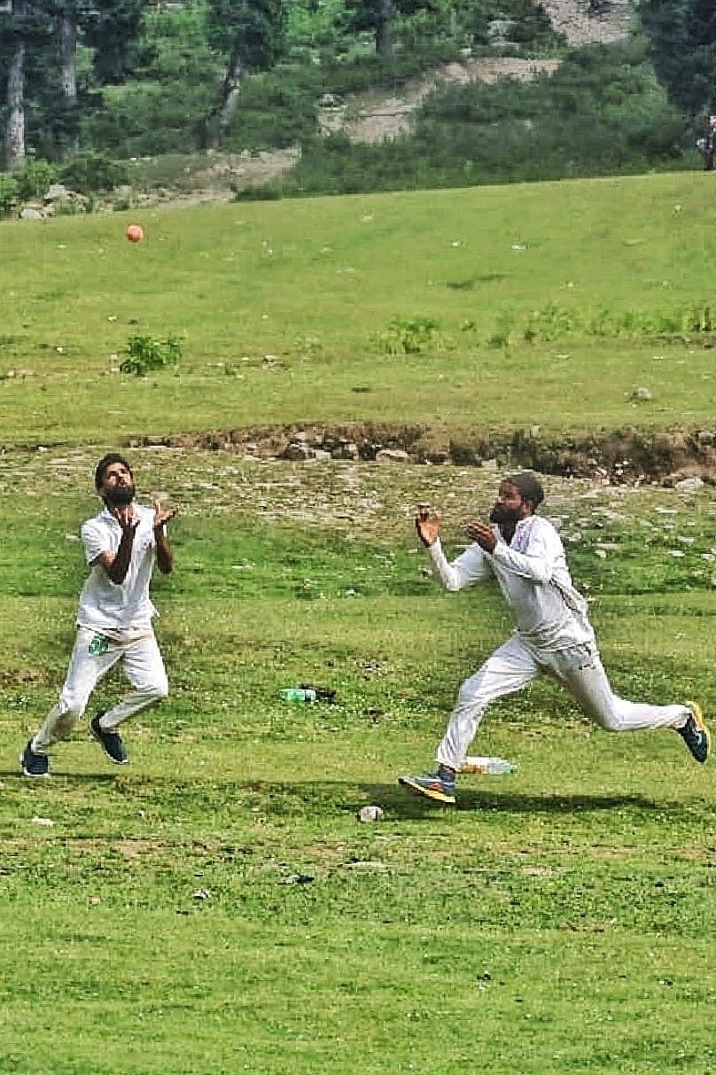 Catching the boll at Homepabthri kulgam district | Photo: Praveen Jain | ThePrint