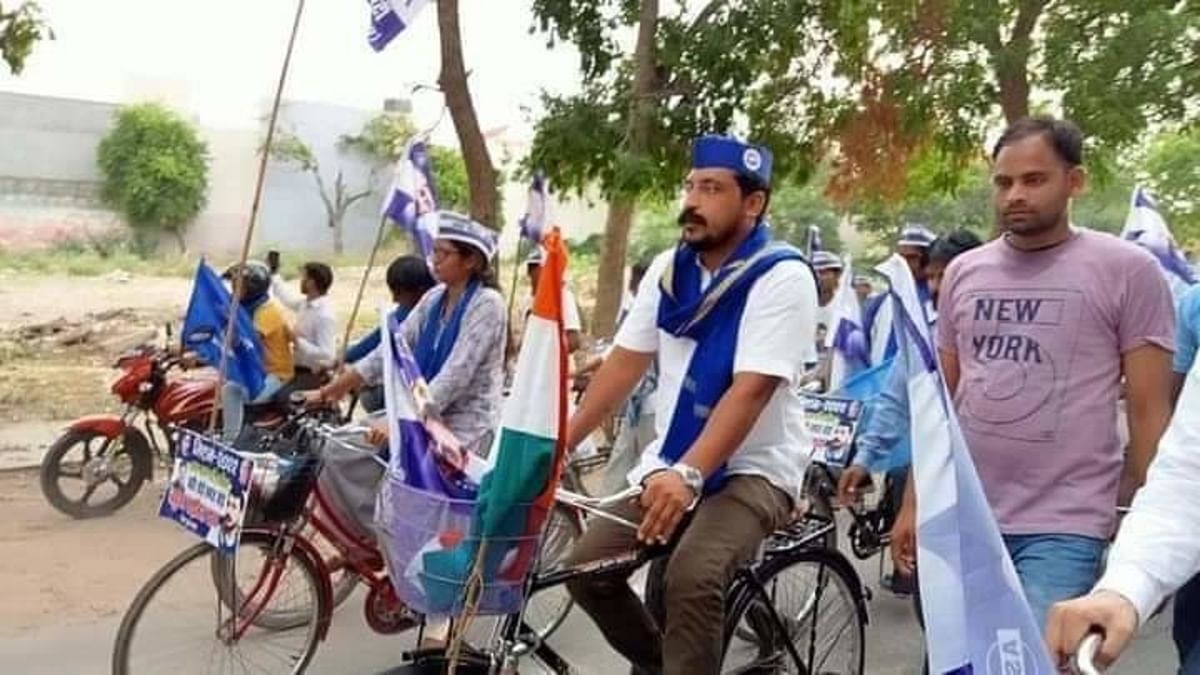 UP 2022 in focus Bhim Army s Aazad is cycling across state to